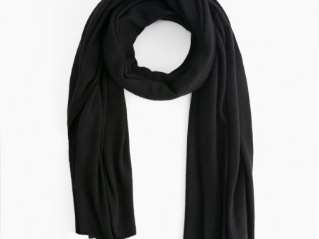 Black Cashmere Travel Wrap Online Sale