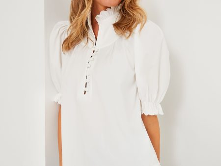 White Selena Blouse Cheap