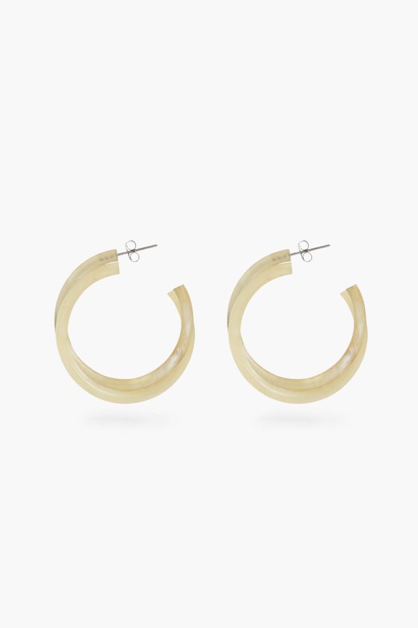 Natural Horn Twist Skinny Hoop Online now