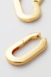 Gold Mega U-Link Earrings on Sale