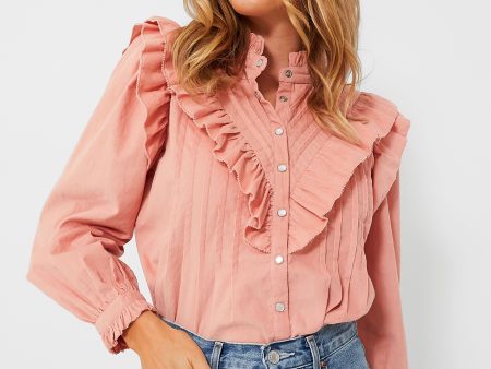 Dusty Pink Arlo Top Online Hot Sale