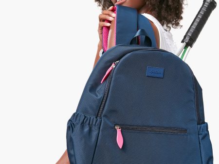 Navy Courtside Tennis Backpack Online Sale