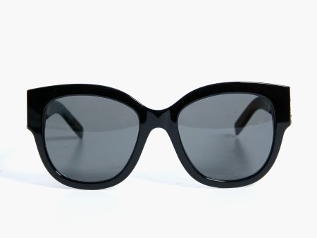 Black and Gold Square Sunglasses on Sale