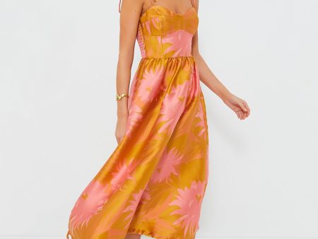 Sorbet Jacquard Strapless Dress Online