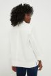 White Sullivan Stand Collar Blouse Online now