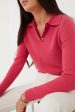 Pink Cashmere Alice Polo Sweater Fashion