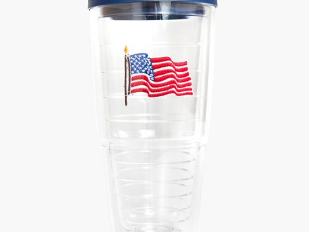 24 oz American Flag Tumbler on Sale