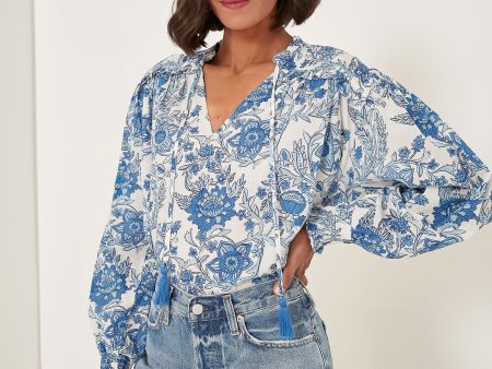 Blue Leticia Hollie Shirt Online now