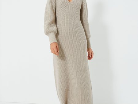 Taupe Bellagio Knit Dress Cheap