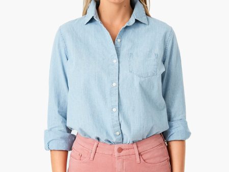 Chambray Grace Classic Shirt For Discount