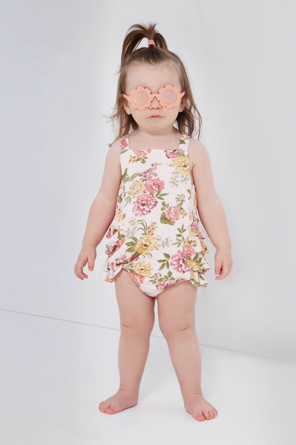 Peachy Keen Flower Sunglasses For Cheap