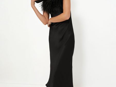 Black Boheme Slip Dress For Sale