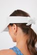 White Bow Tie Visor Supply