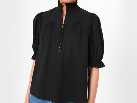 Black Selena Blouse Fashion