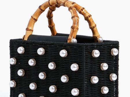 Black Chloe Pearl Bag Discount