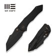 WEKNIFE High-Fin XL Thumb Stud Knife Titanium Handle (3.48  CPM 20CV Blade) WE24010-1 Online now