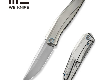 WEKNIFE Cybernetic Top Flipper Knife Titanium Handle (3.91  CPM 20CV Blade) WE22033-2 Online now