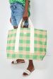 Green and Butterscotch Bodie Oversized Tote Online Hot Sale