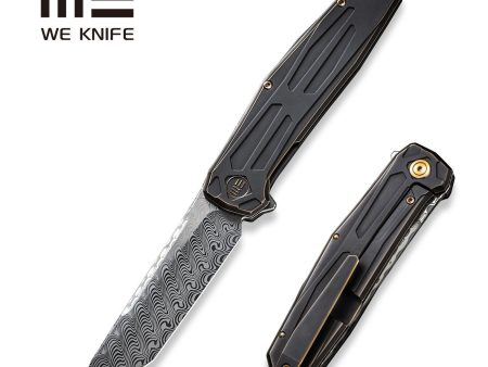 WEKNIFE Shadowfire Flipper Knife Titanium Handle (3.97  Damasteel Blade) WE22035-DS1 For Discount