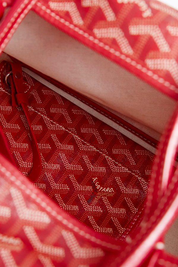 Goyard Red Saint Louis PM Tote Bag For Sale