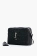 Saint Laurent Black Raffia Camera Bag Sale