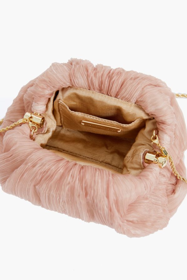 Beauty Organza Bailey Pleated Clutch Fashion