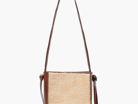 Espresso and Shearling Mackenzie Bag For Cheap