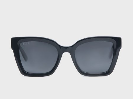 Black and Grey Polarized Rhys Sunglasses Online Hot Sale