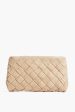 Natural Raffia Aviva Woven Puff Clutch Hot on Sale