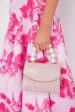 Pink Peta Pearl Handle Bag Hot on Sale