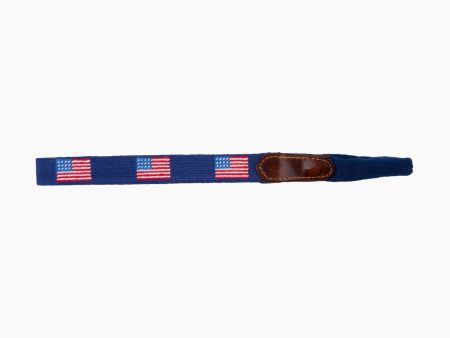 American Flag Needlepoint Sunglass Straps on Sale