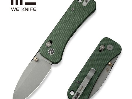 WEKNIFE Banter 2 Thumb Stud & Crossbar Lock Knife Micarta Handle (2.87  CPM S35VN Blade) WE23075-3 Discount