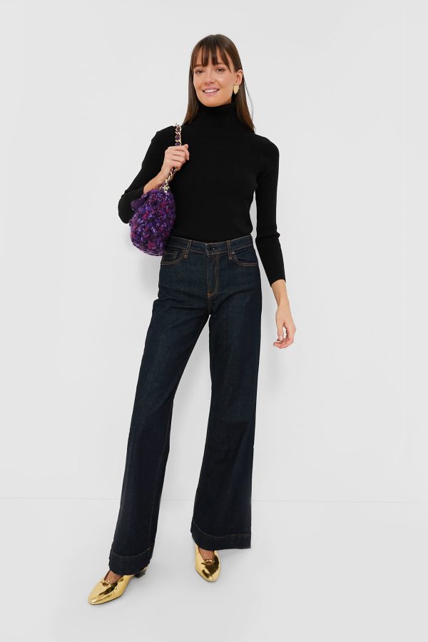 Purple Multi Woven Shoulder Bag on Sale