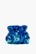 Blue Pedro Sequin Pouch For Cheap