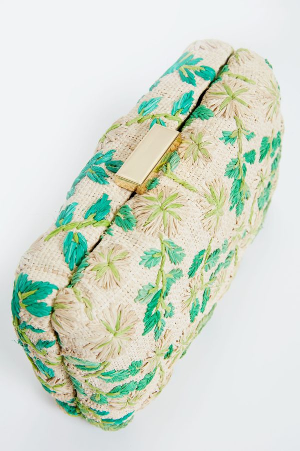 Green Iris Clutch Sale