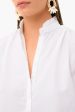 White Sara B Henley Shirt on Sale