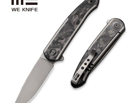 WEKNIFE Smooth Sentinel Flipper Knife Titanium & Carbon Fiber Handle (2.97  CPM 20CV Blade) WE20043-1 Online now