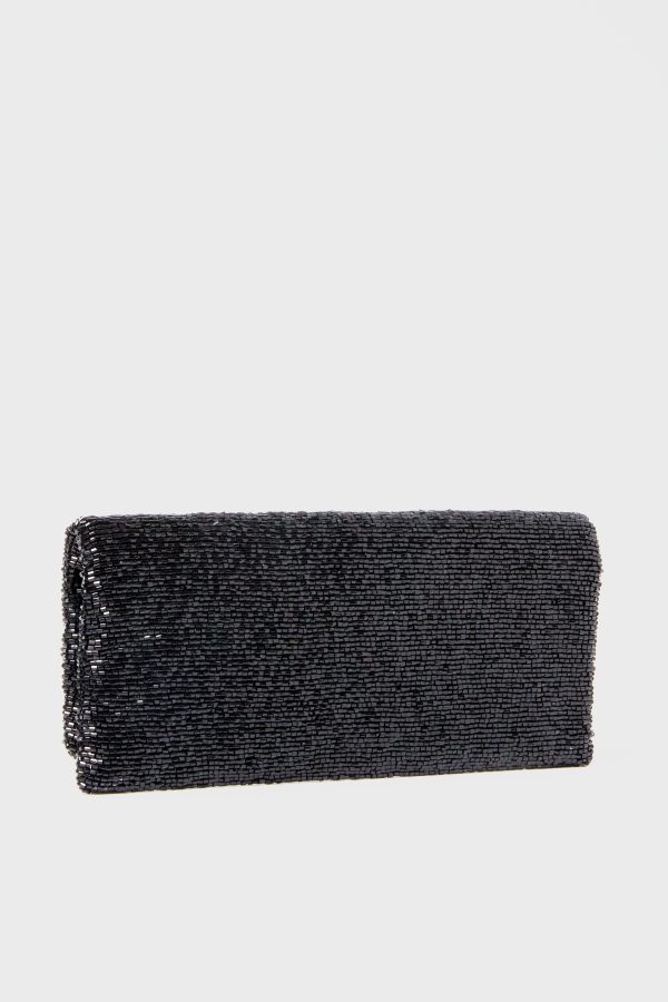 Black Beaded Clutch Online