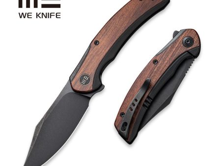 WEKNIFE Snick Flipper Knife Titanium & Wood Handle (3.47  CPM 20CV Blade) WE19022F-3 Sale