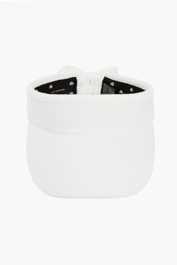 White Bow Tie Visor Supply