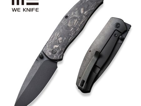 WEKNIFE Esprit Thumb Stud & Front Flipper Knife Titanium & Carbon Fiber Handle (3.25  CPM 20CV Blade) WE20025A-C on Sale