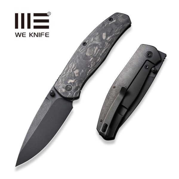 WEKNIFE Esprit Thumb Stud & Front Flipper Knife Titanium & Carbon Fiber Handle (3.25  CPM 20CV Blade) WE20025A-C on Sale