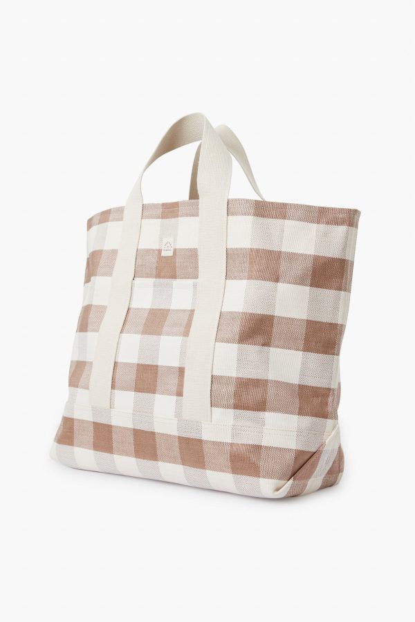 Sandstone Gingham Bodie Bag Fashion