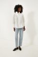 White Poplin Corrigan Blouse Sale