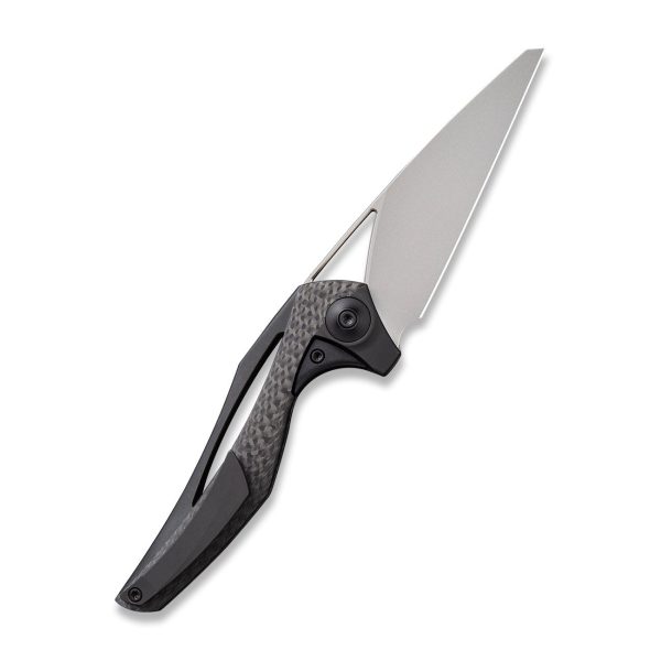 WEKNIFE ÆternA Flipper & Thumb Hole Knife Titanium & Carbon Fiber Handle (3.28  M390 Blade) 918D Supply