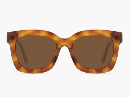 Andes Tortoise Brown Carson Sunglasses Cheap