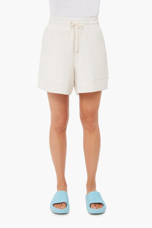 Ivory Marl Alder Short Online Sale