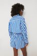 Bayou Stripe Cobalt Isole Playsuit Discount