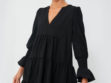 Black Crepe Kenzo Dress Online Hot Sale