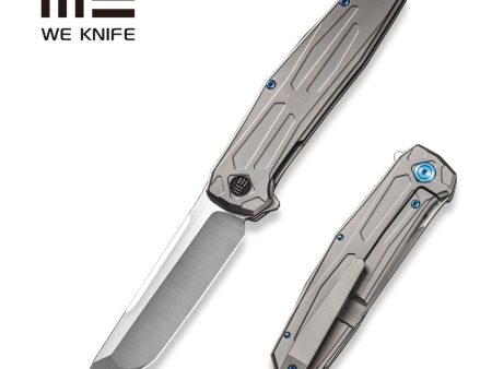 WEKNIFE Shadowfire Flipper Knife Titanium Handle (3.97  CPM 20CV Blade) WE22035-2 Supply